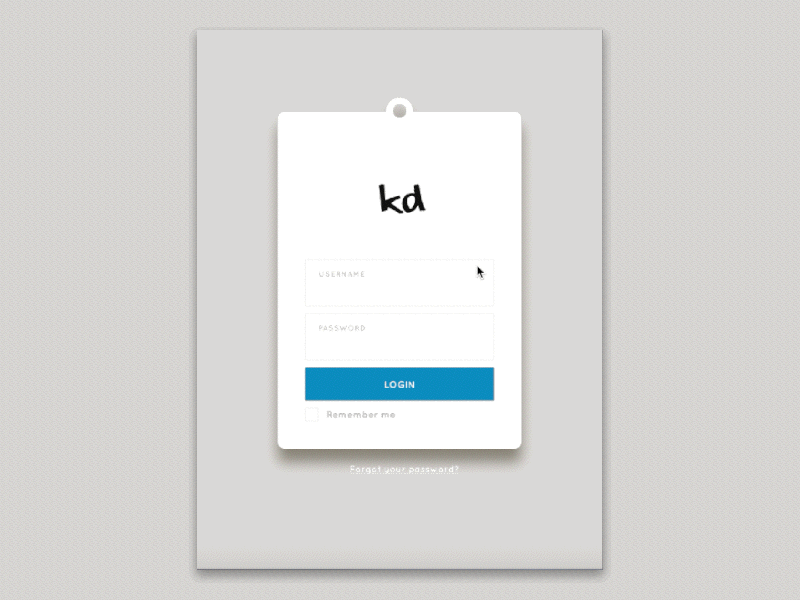 Login to Sketch. A design of a sign in form made with SketchApp and PrincipleApp. By Katherine Delorme.